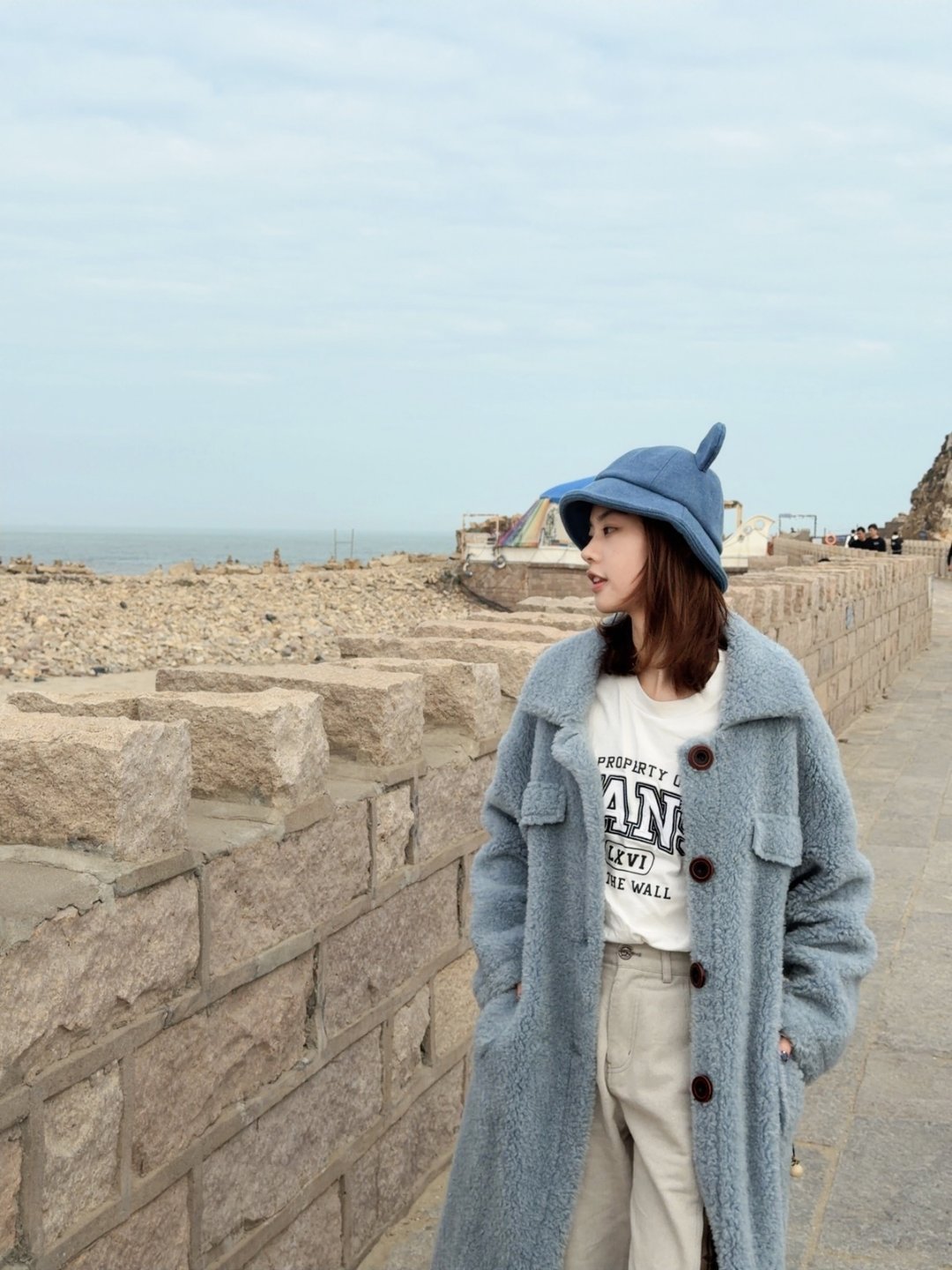 寒假反向旅游之去海边春节前的海边好安静天气渐渐回暖了吹海风都感觉好温柔校园v计划