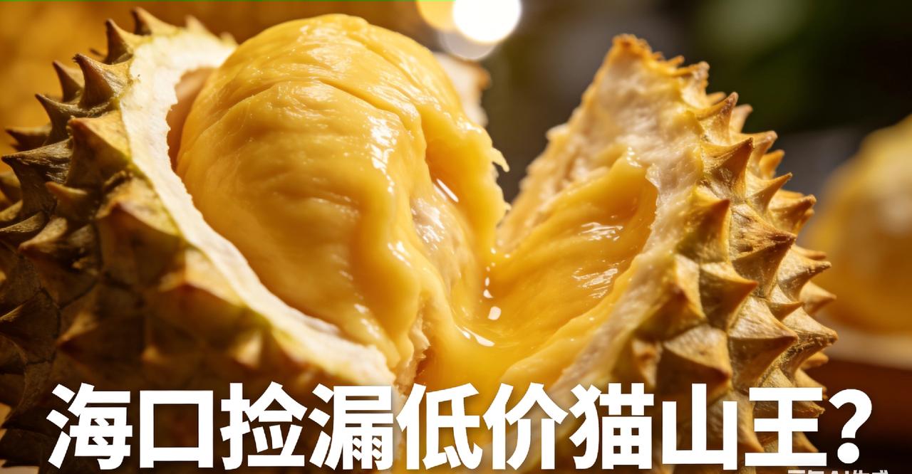 想在海口捡漏低价猫山王？劝你先醒醒！
最近海南榴莲上市火出圈，万宁、陵水的果园忙