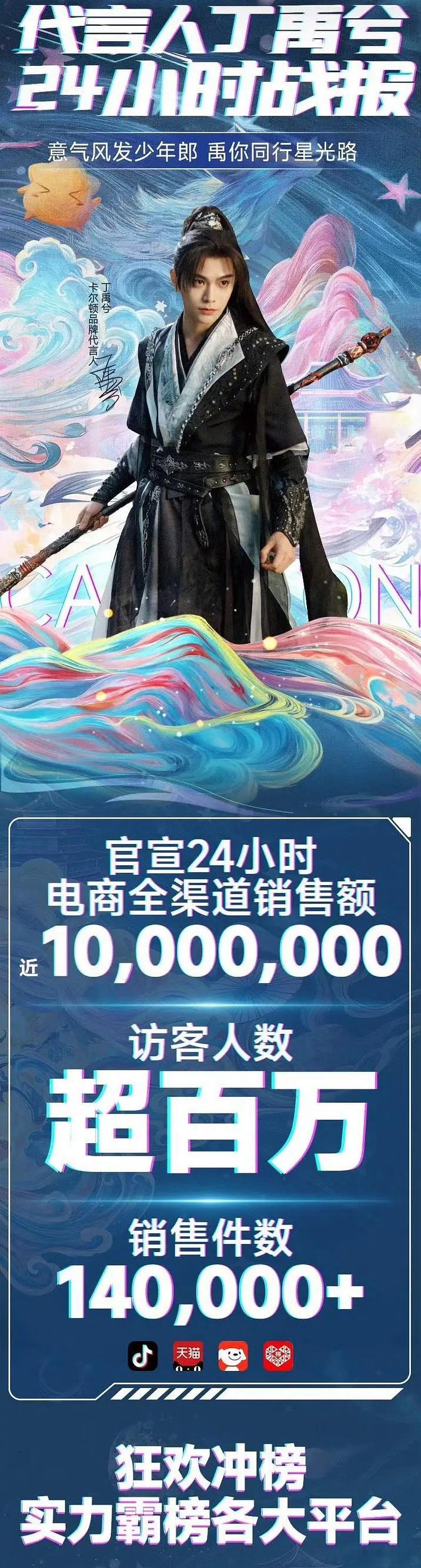 丁禹兮人没到奶茶到了 丁禹兮最新代言的产品，都卖的很好 
