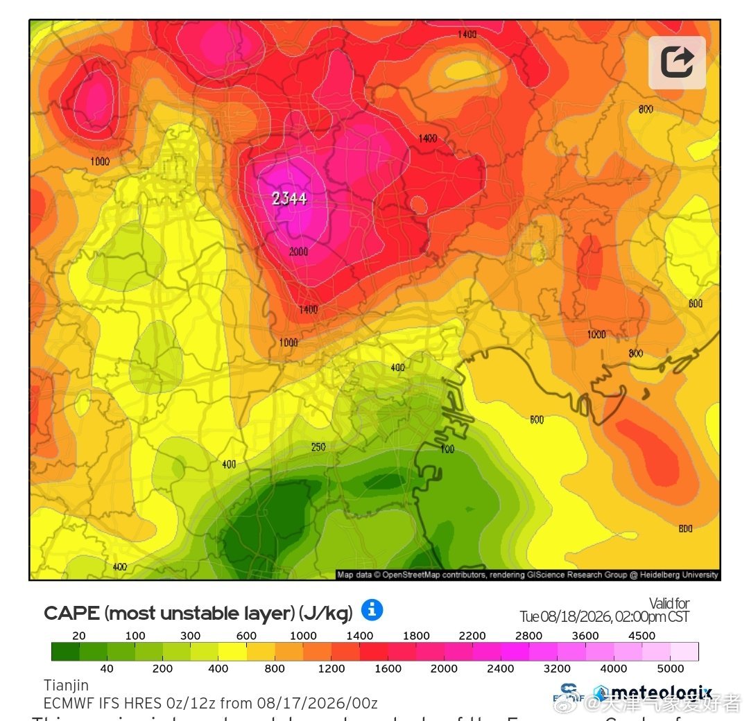 新的高空槽影响，明天可能再次出现分散性的雷阵雨天气，明天降水相对较分散，且目前模