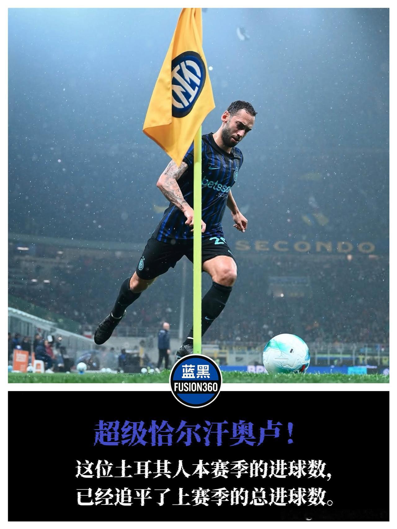 恰尔汉奥卢梅开二度登顶射手榜！7场5球太疯狂

土耳其中场在击败佛罗伦萨的比赛中