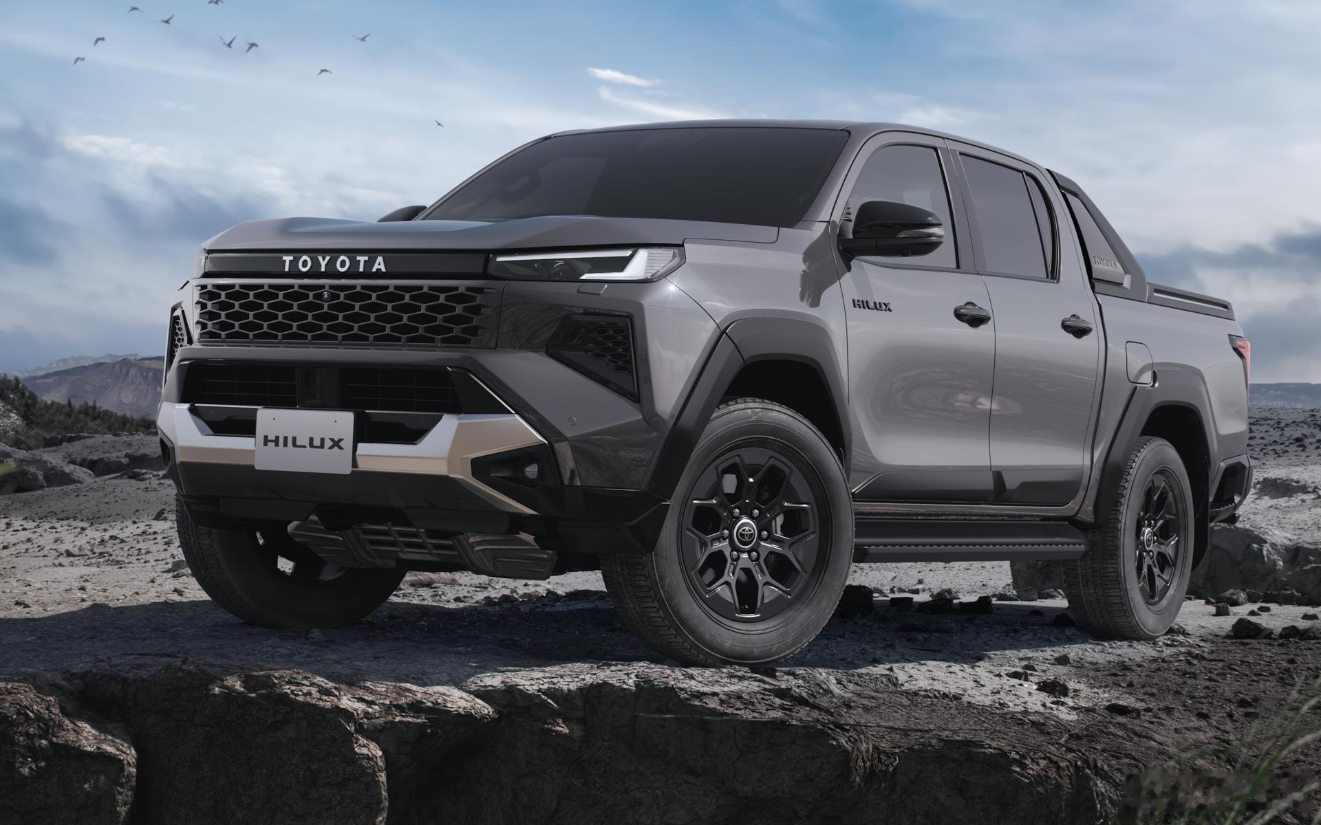 名车志新闻 【主打“赛博相扑”风，丰田发布全新一代Hilux】新车两个版本：Z 