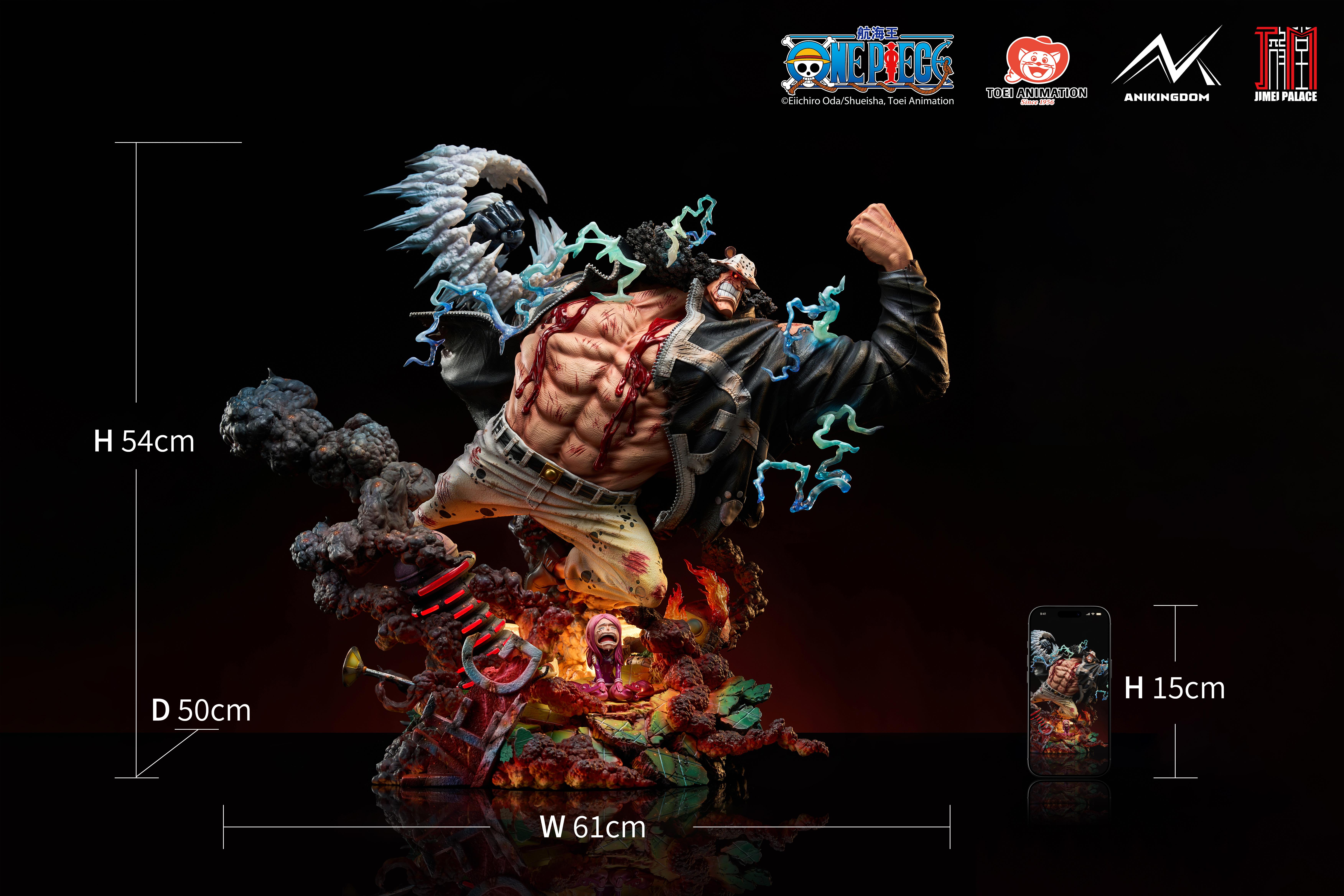 正版授权《航海王》巴索罗谬·大熊 限量雕像 即将开定！   IP：航海...