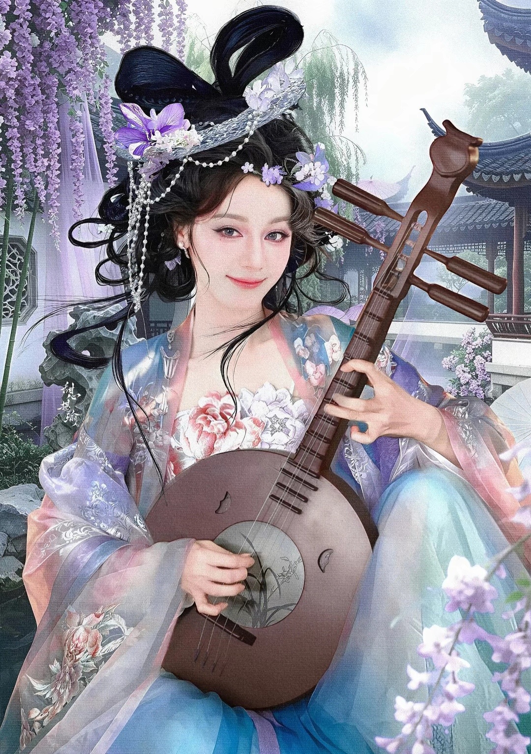 在你的眼神中我看到了千丝万缕迪丽热巴迪奥全球品牌代言人|vogue背景是迪丽热巴