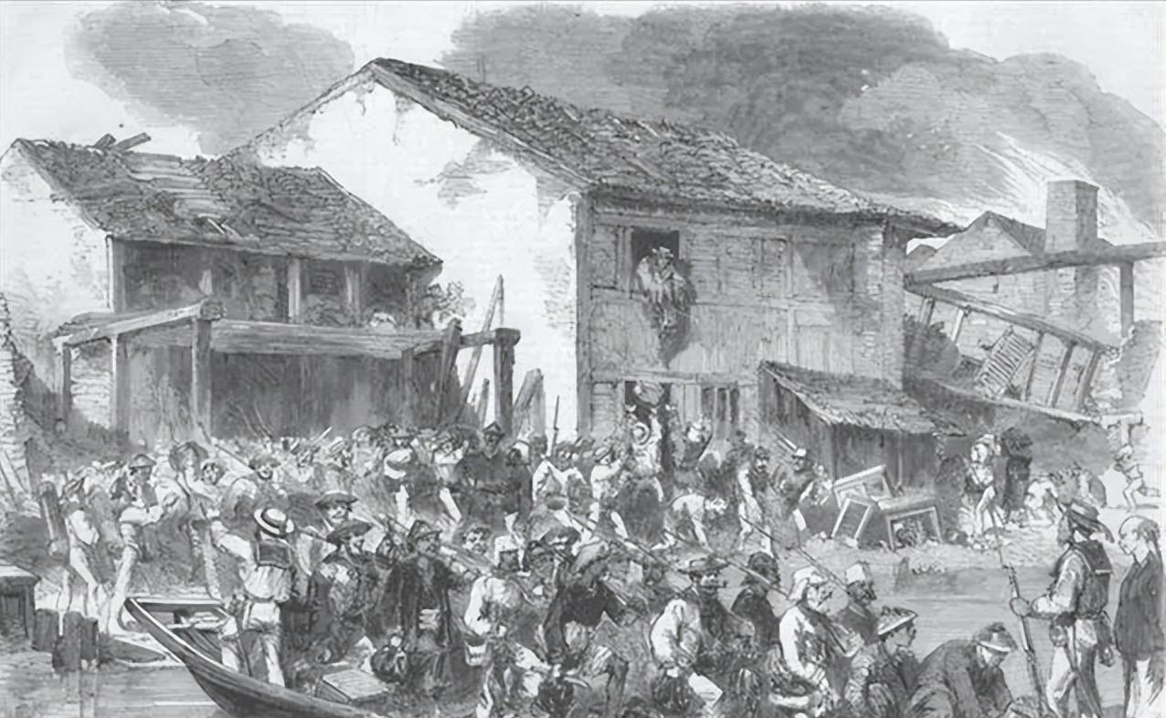 1859年4月9日，两广总督叶名琛在印度加尔各答的一座炮台绝食而死。
时人将这个