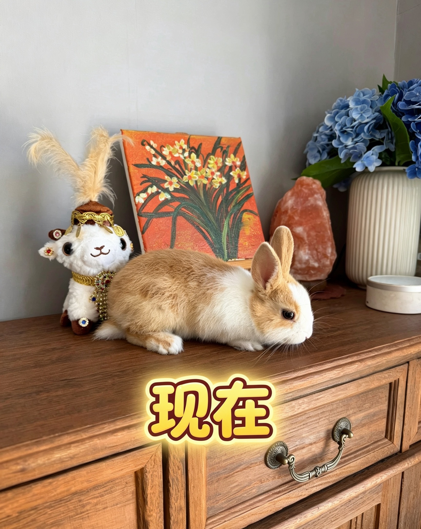 商家：终身迷你侏儒兔，永远巴掌大现实：短短数月，小兔完成驴化蜕变莫莉艺术