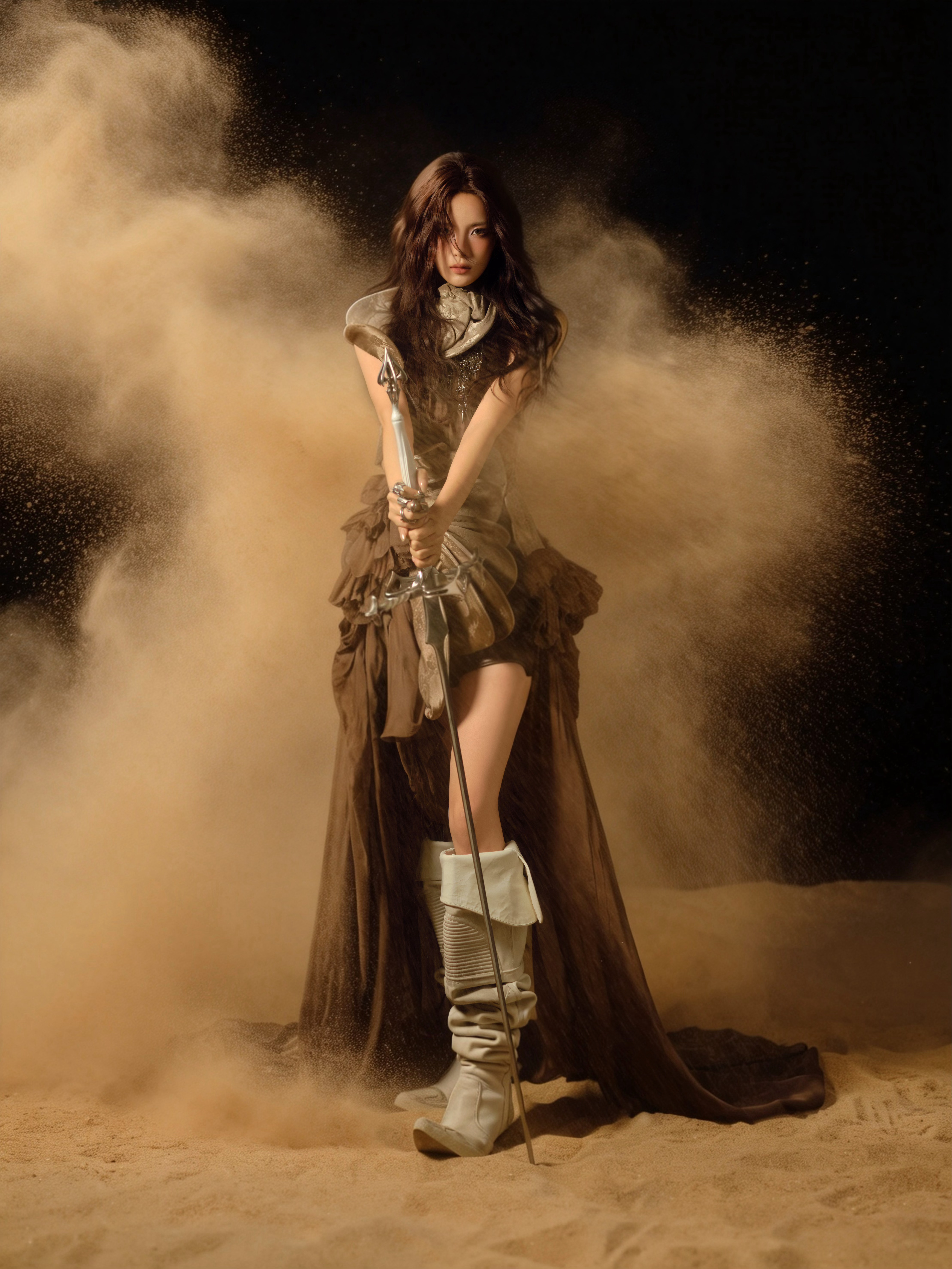 杨超越 × 新春大片☀️一组别样风格的大片呈现，披荆斩棘，策马扬鞭，奔赴烈日破晓