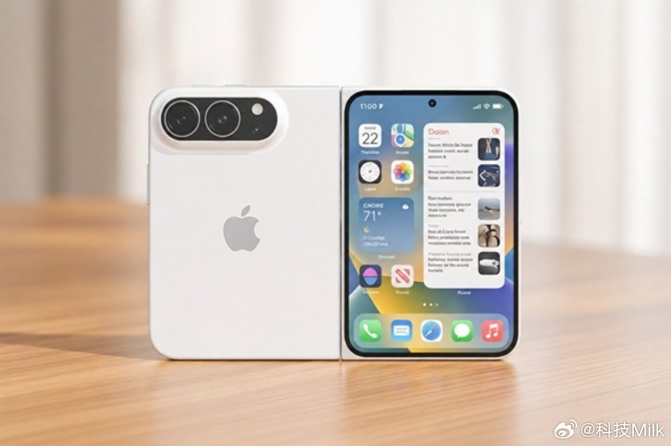 曝折叠屏iPhone已开始生产果子首款折叠屏是真的要来了，应该不会延期发布吧，不