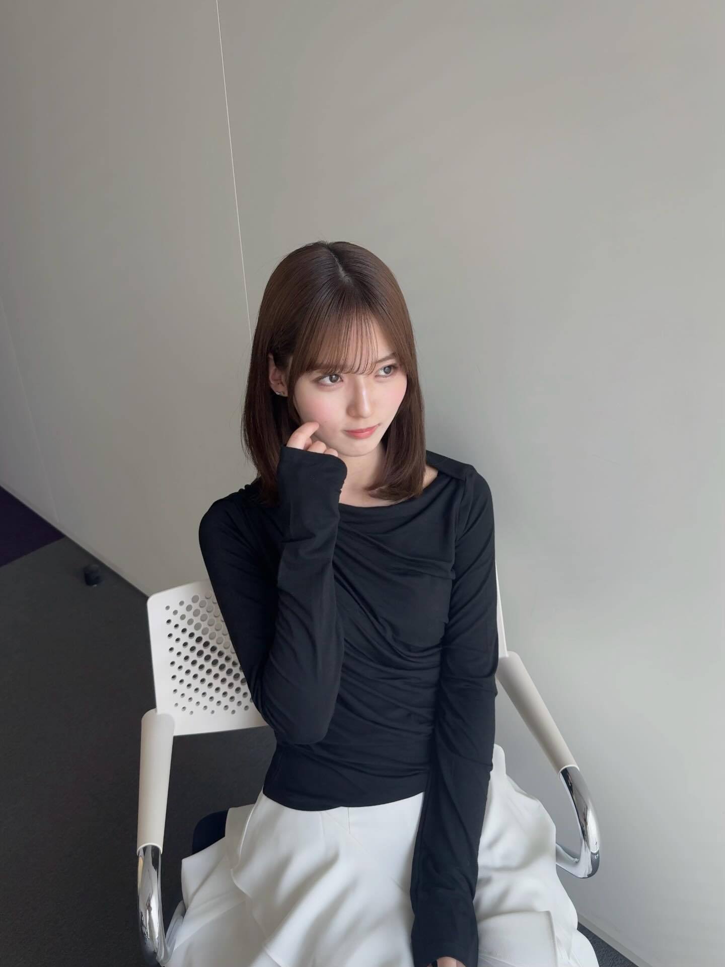 中嶋優月「オンラインミーグリありがとうございました　♡今日は大人っぽいお洋服を着