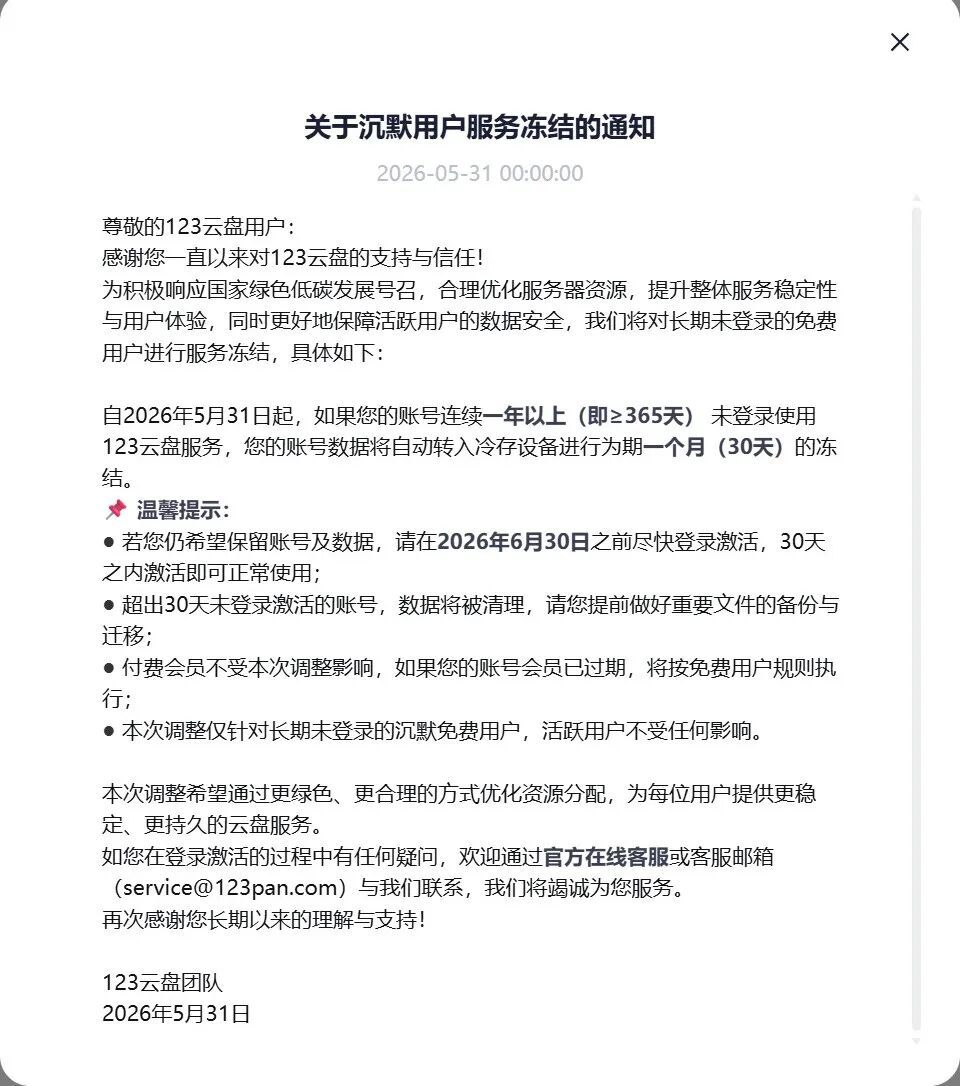 存储涨价，网盘也开始大清洗了！