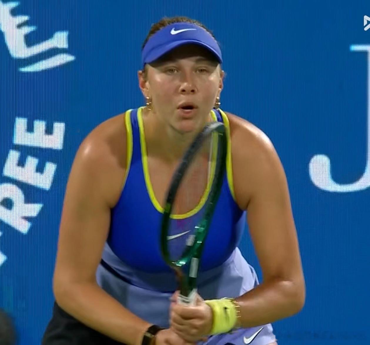 阿尼西莫娃！！！迪拜1000赛四强👍决胜盘抢七淘汰米拉·安德列娃，逆转成功，比