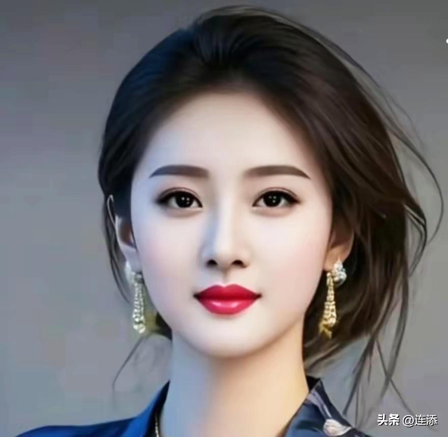 优雅气质，红唇闪耀，尽显东方美！