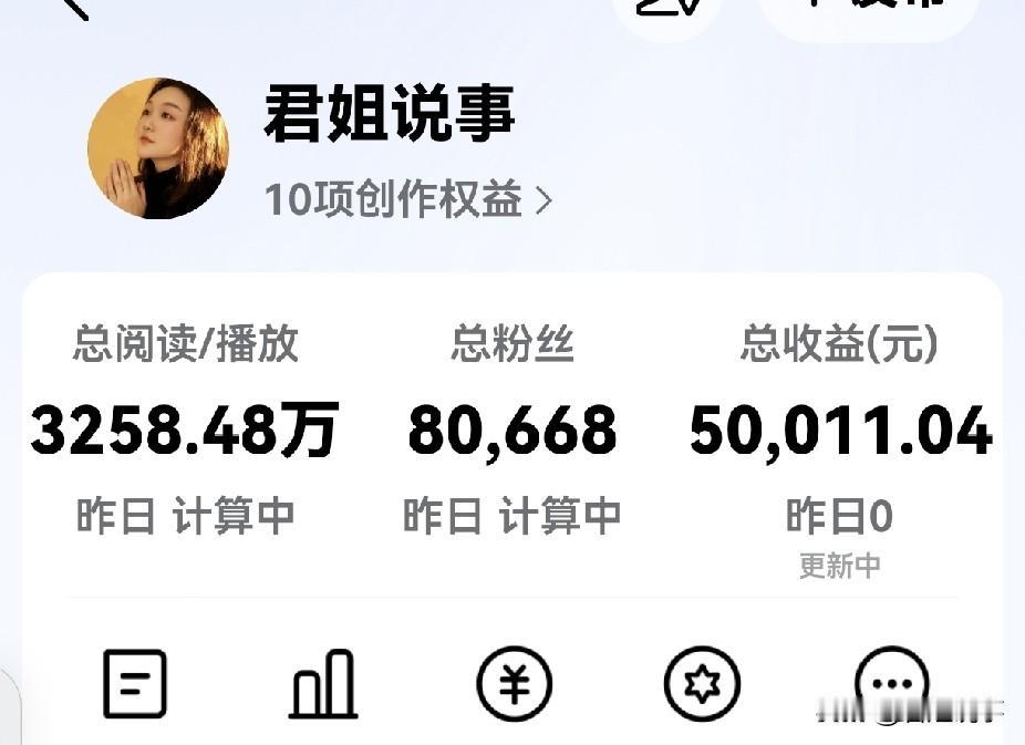 我在头条挣了50000块钱，
四年多了。


这里一年不如一年了，
一天不如一天