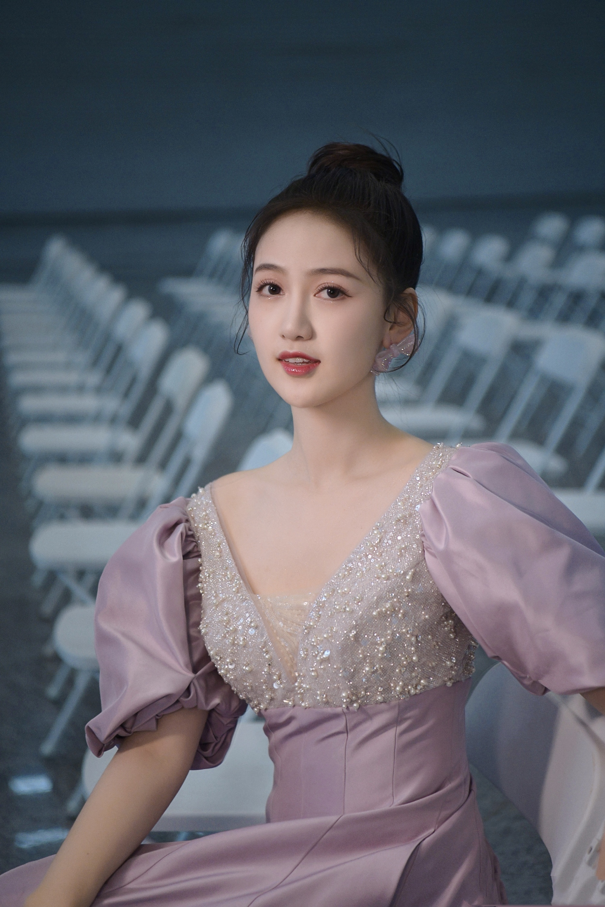 马萱美图集：甜美迷人的主持姐姐。主持人马萱