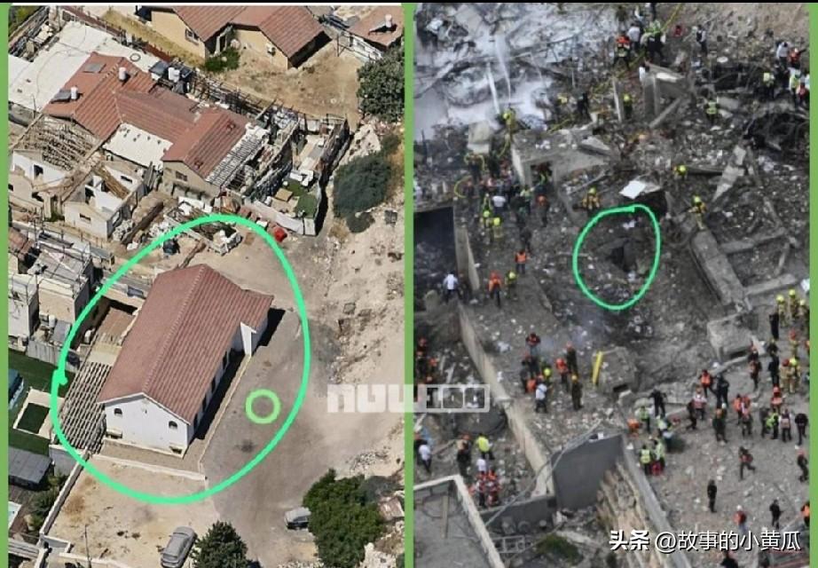 美丽风景
以色列贝特谢梅什
伊朗导弹袭击前后对比