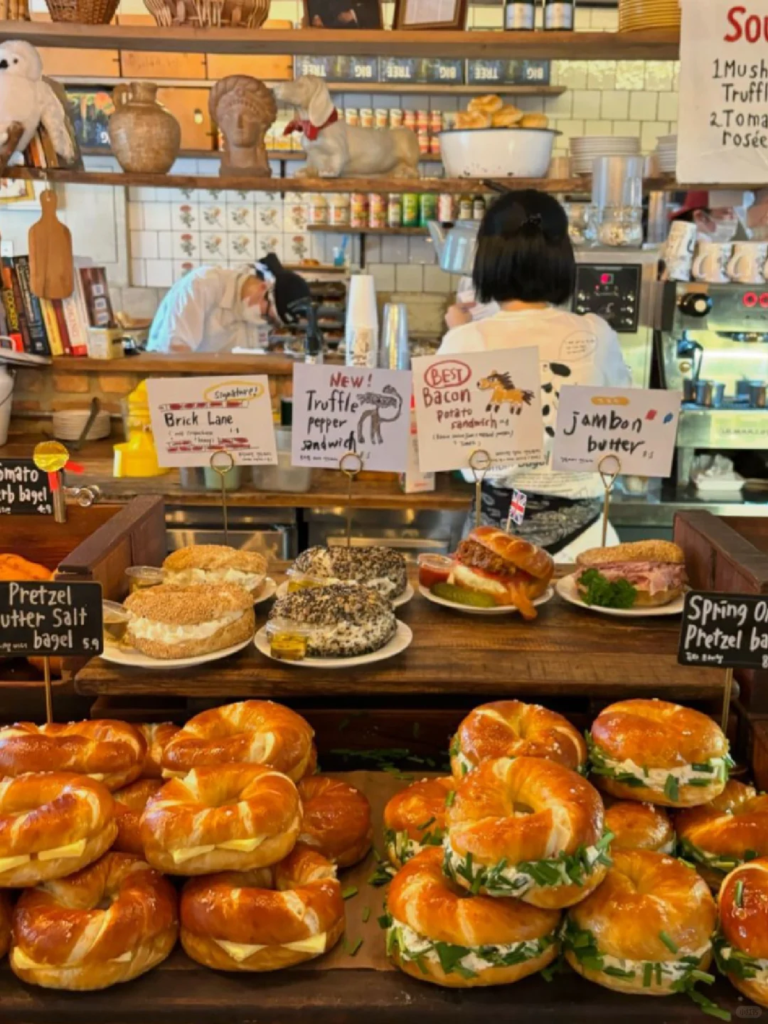 🇰🇷首尔本地人都特别喜欢的贝果店……