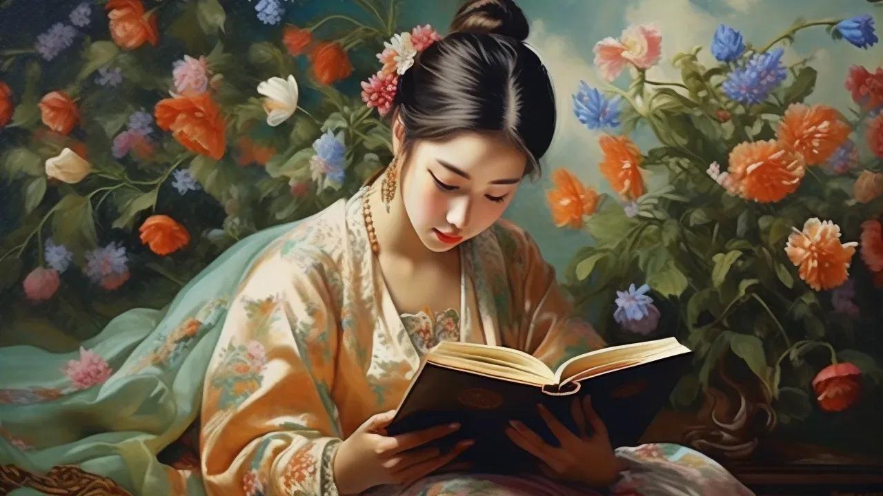 《白鹿洞二首·其一》王贞白

读书不觉已春深，一寸光阴一寸金。
不是道人来引笑，