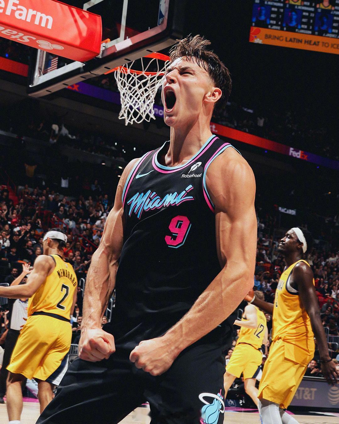 帅松这肌肉💪🏻热火战胜步行者