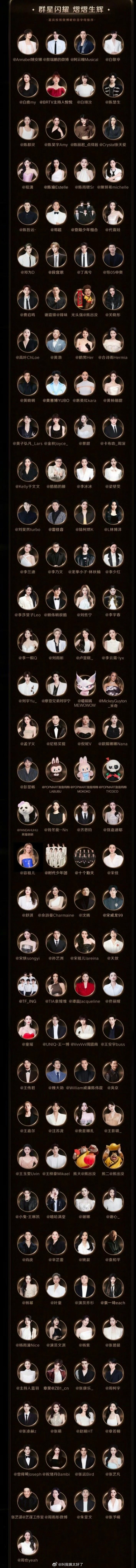 微博之夜全阵容，好多人！你会比较期待谁的红毯？