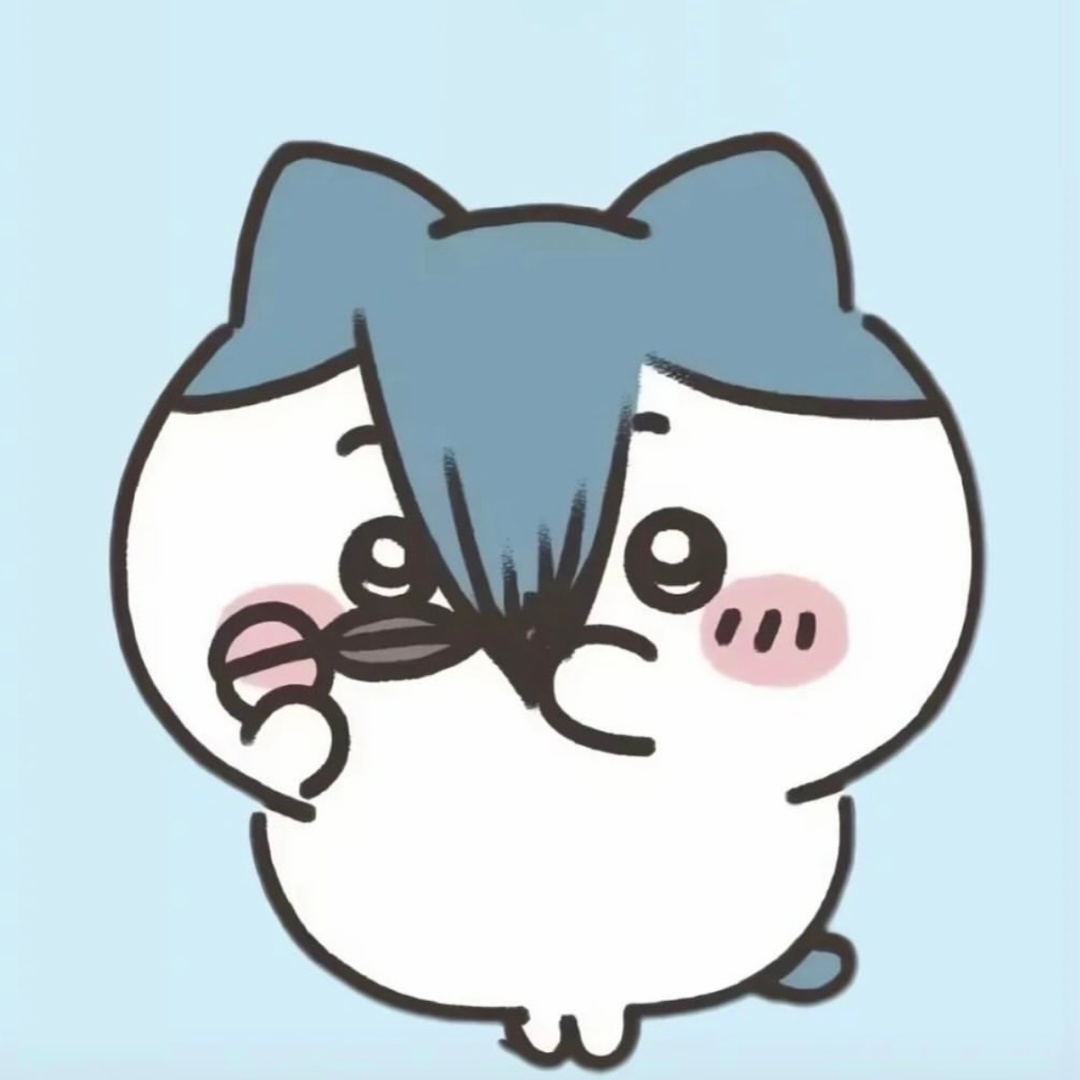当三小只学会自己剪刘海cr.Chiikawatoy_shop chiikawa[