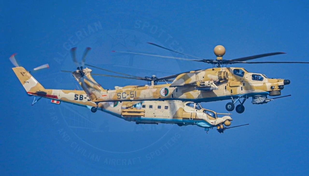 阿尔及利亚Mi-28&Mi-24