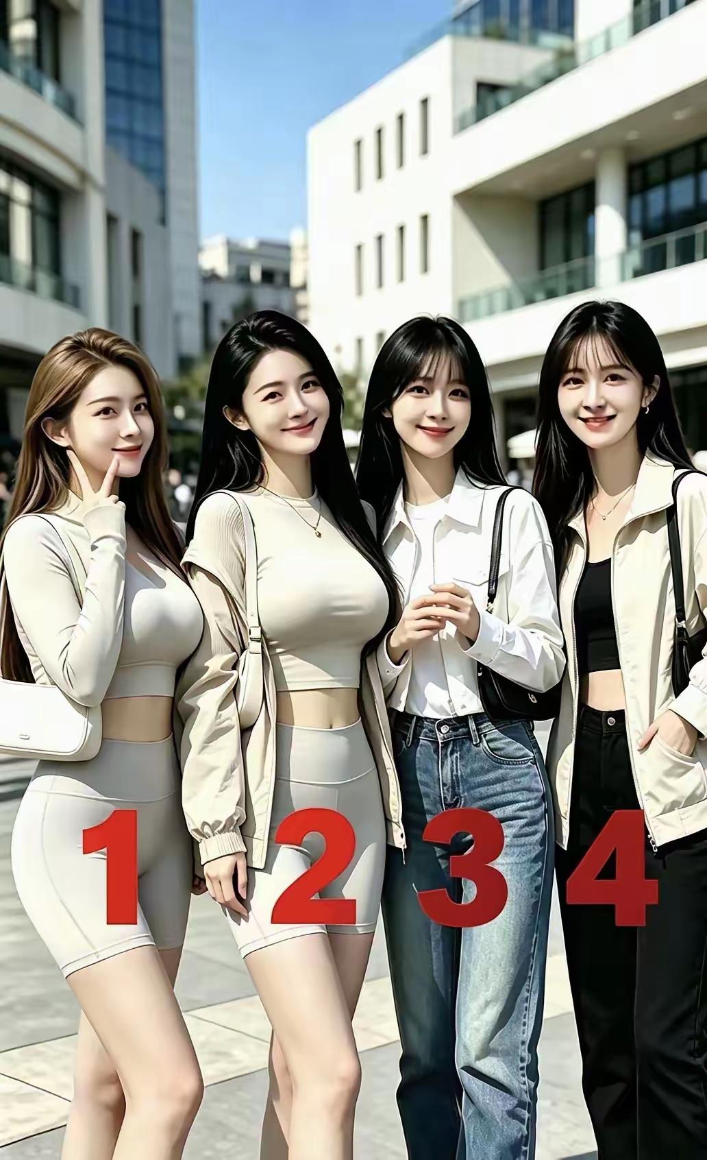 什么样的女孩可以被称为美女1~4号美女，各具特色，各有千秋，如果彩礼都是18万8