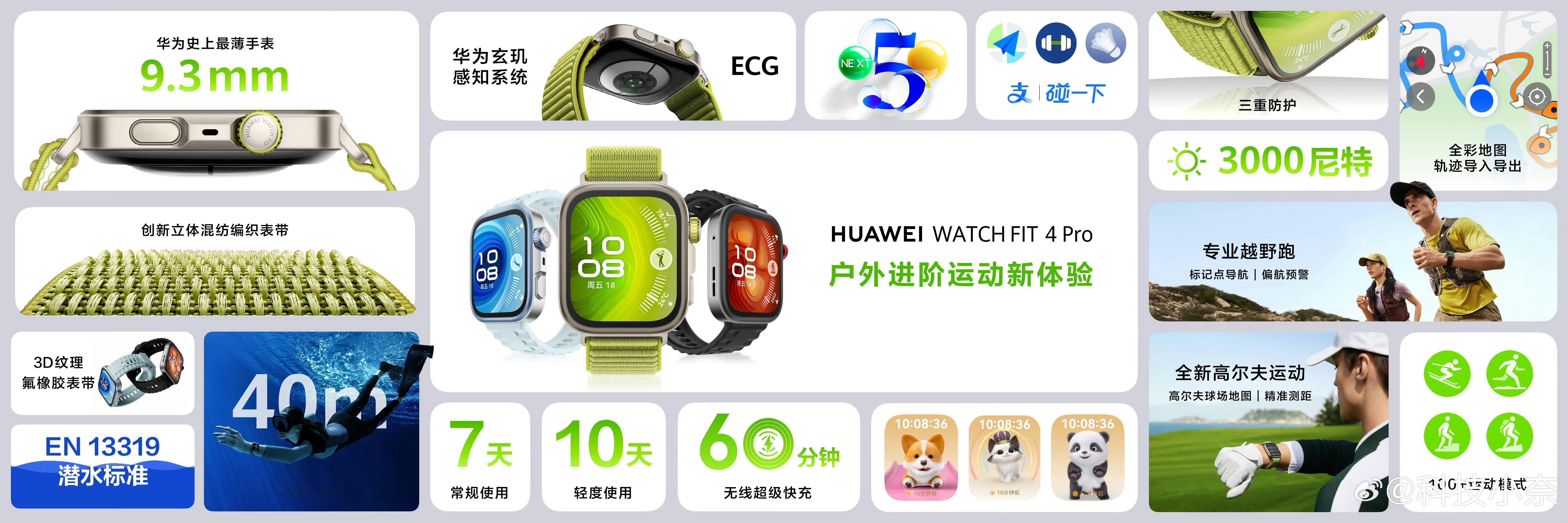 这次是真的对华为WATCH FIT 4 Pro狠狠心动了！FIT 4售价999起