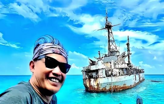 菲律宾破船在仁爱礁搁了二十多年，官方能用的手段都用尽了，可民间出的招数让人拍案叫
