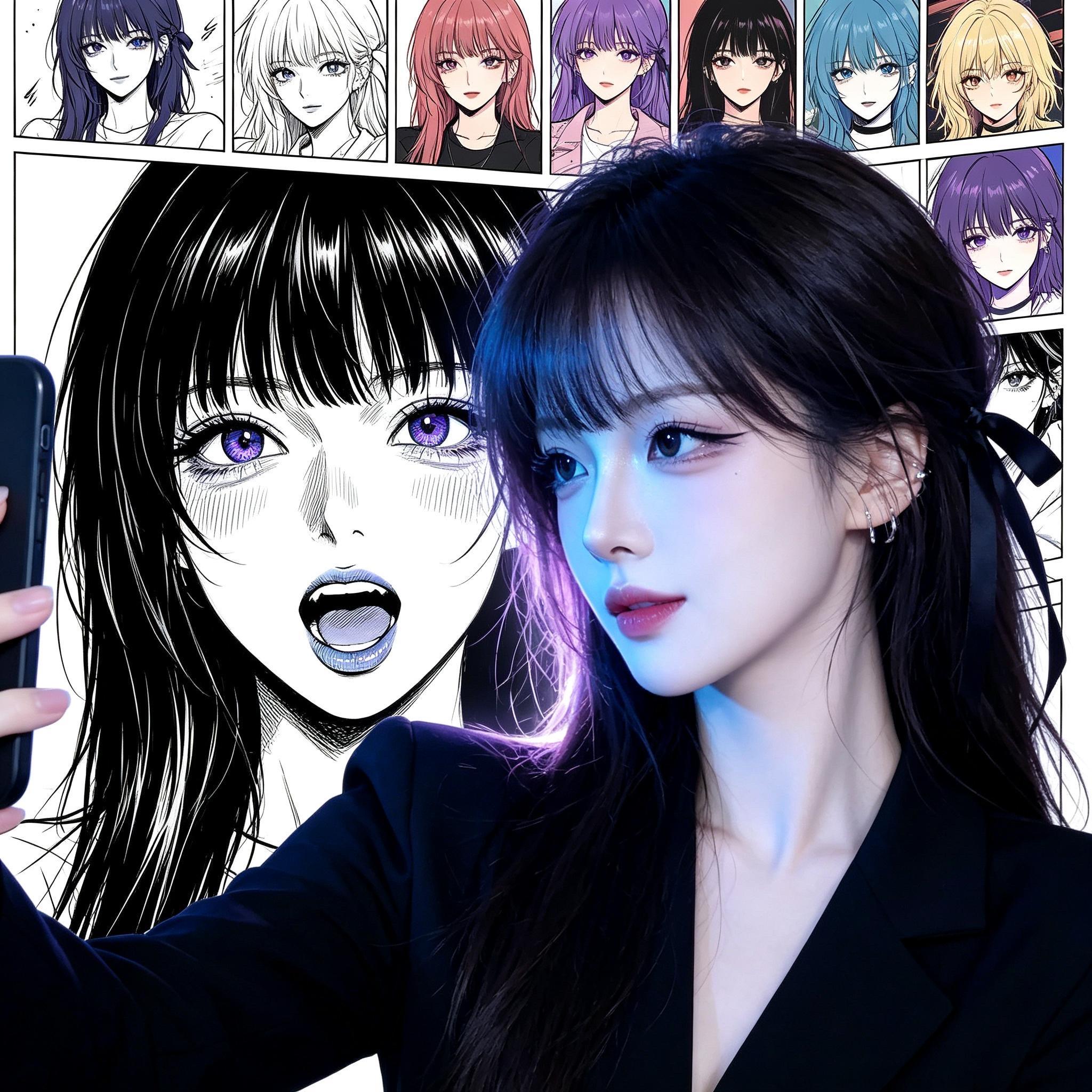 AI二次元融合风  晒出春夏facecheck 晒晒我的春夏宝藏