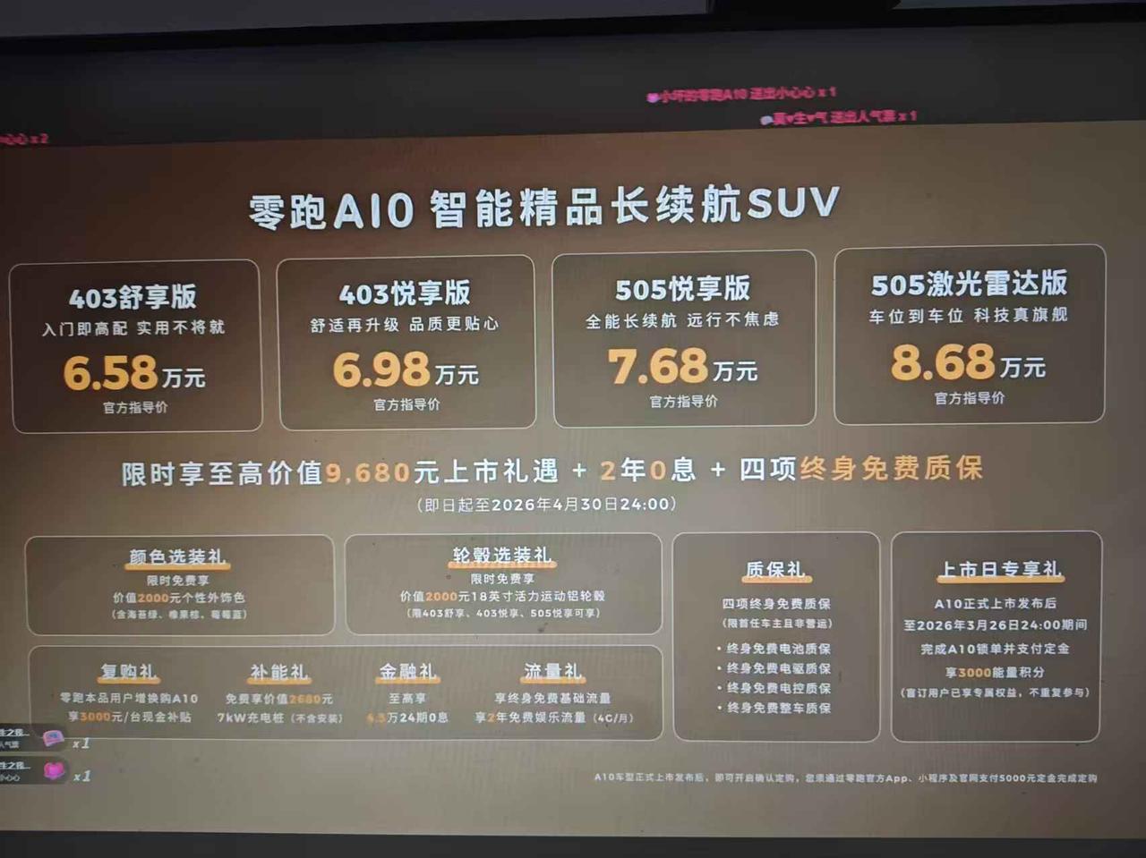 正在刷A10上市直播，本来就是闲着没事围观，结果越看越激动，直接原地坐直了！前面