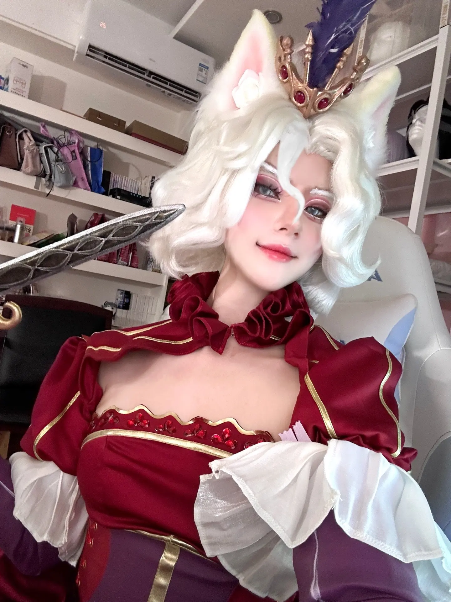 今天化妆化爽了