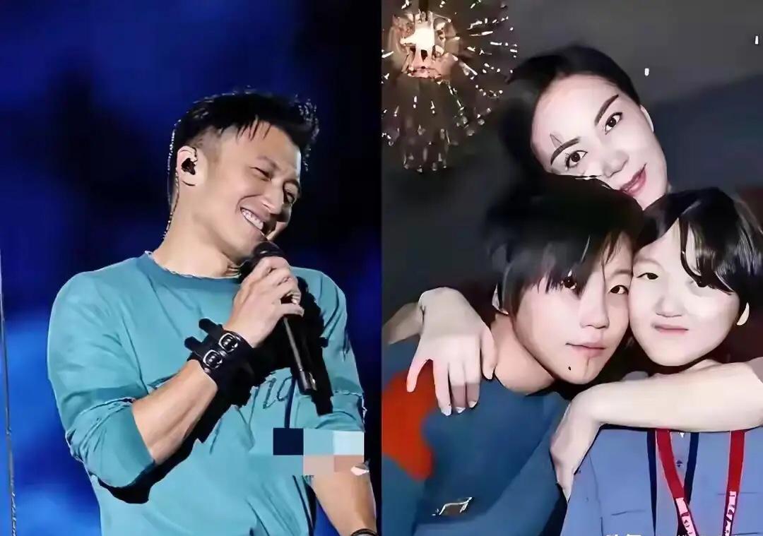 老大大家都在吐槽，
说前两天自己19岁的儿子过生日谢霆锋毫无动静如今却在演唱会隔