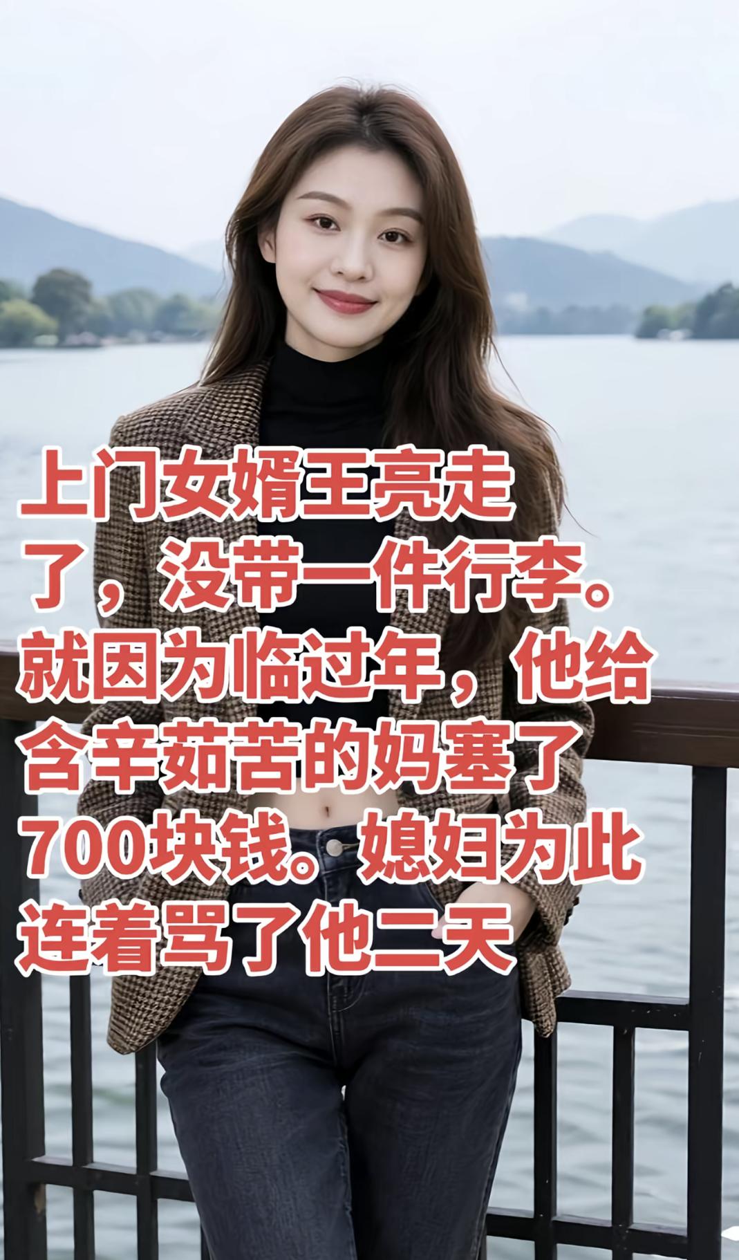 人到了中年，
蕞大的心酸，
是你掏光了所有底气
去讨好一大家子人
最后连给亲妈塞