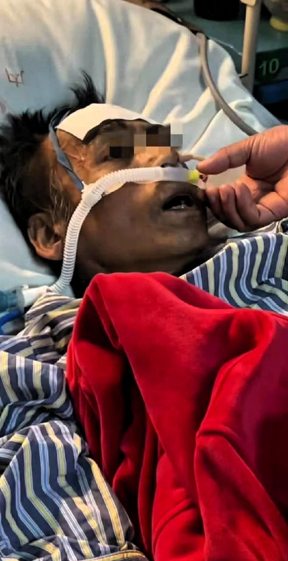 痛心！父亲病危快不行了，用脆弱的声音告诉儿子，把氧气管拔了吧！不想再继续受罪，希