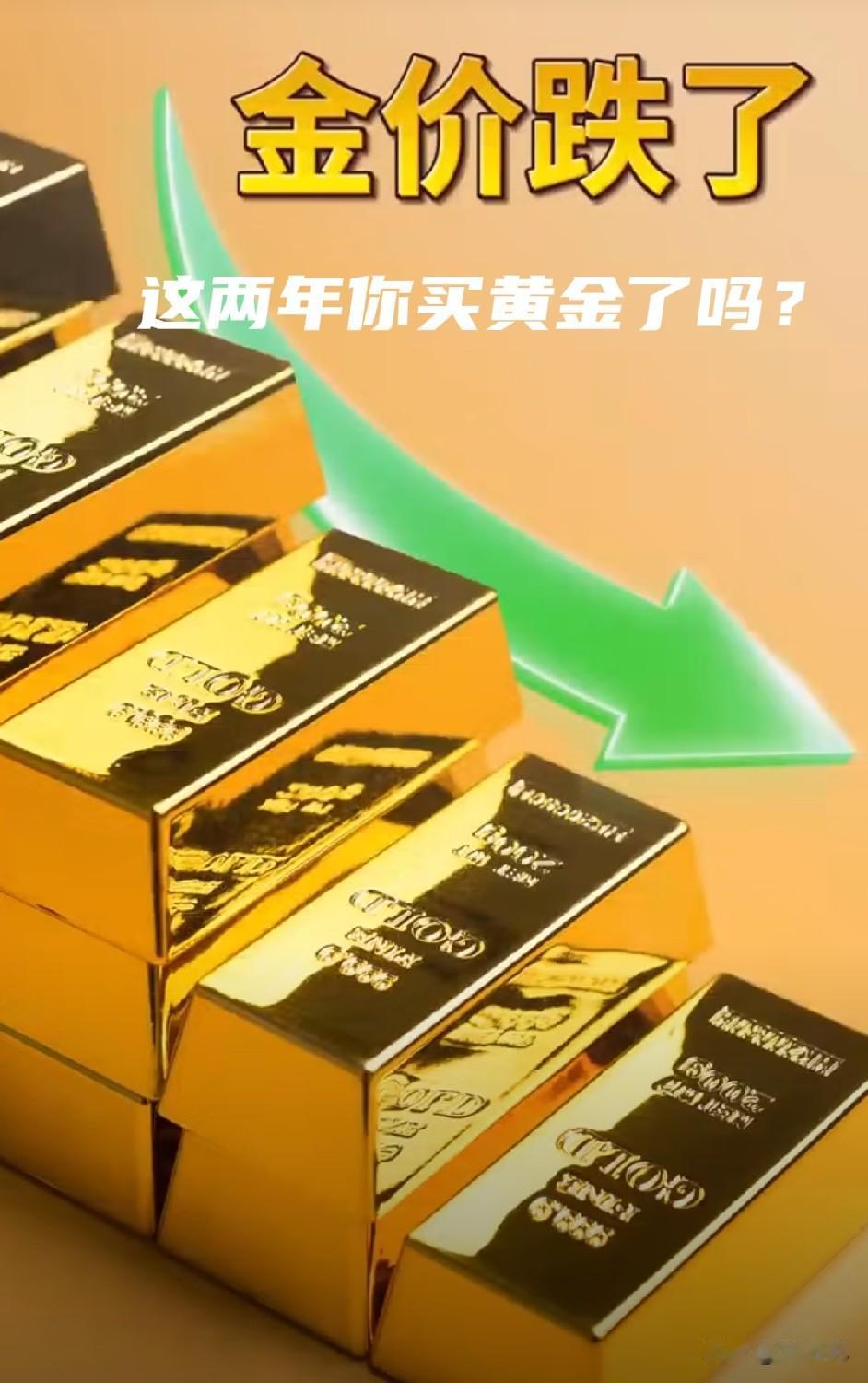 【热点】金价跌了，而且跌回了2025年的水平。这两年你买黄金了吗？

6月5日晚