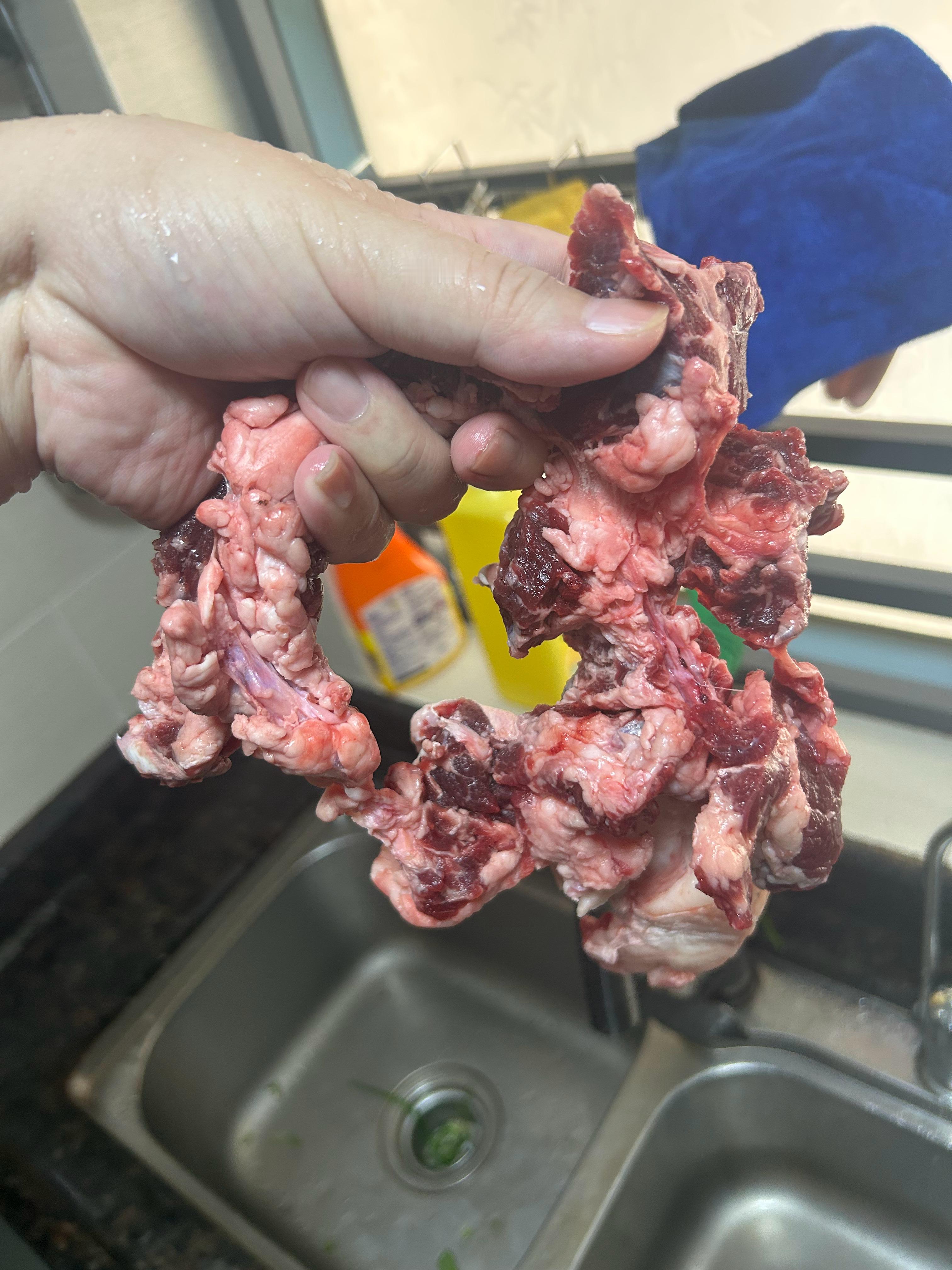 这是哪个部位为什么还有环切牛肉 