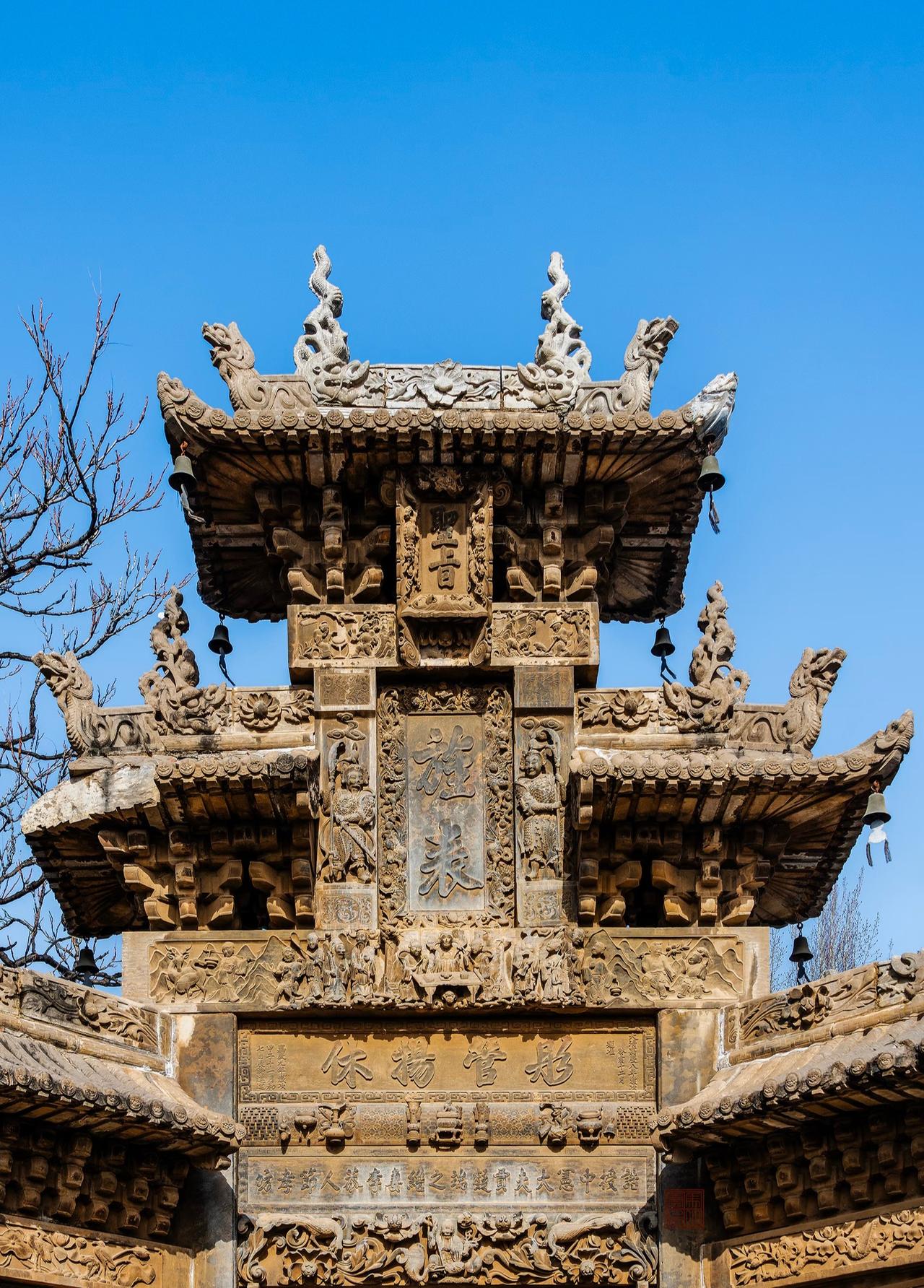 清代石牌坊雕刻之天花板——南樊石牌坊！
常听人说“中国古建看山西”，
起初我并无