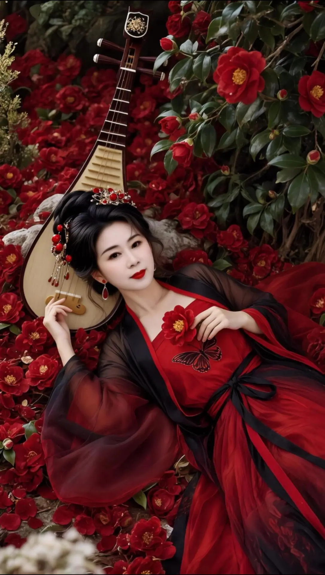 AI花畔汉服写真 ai创作