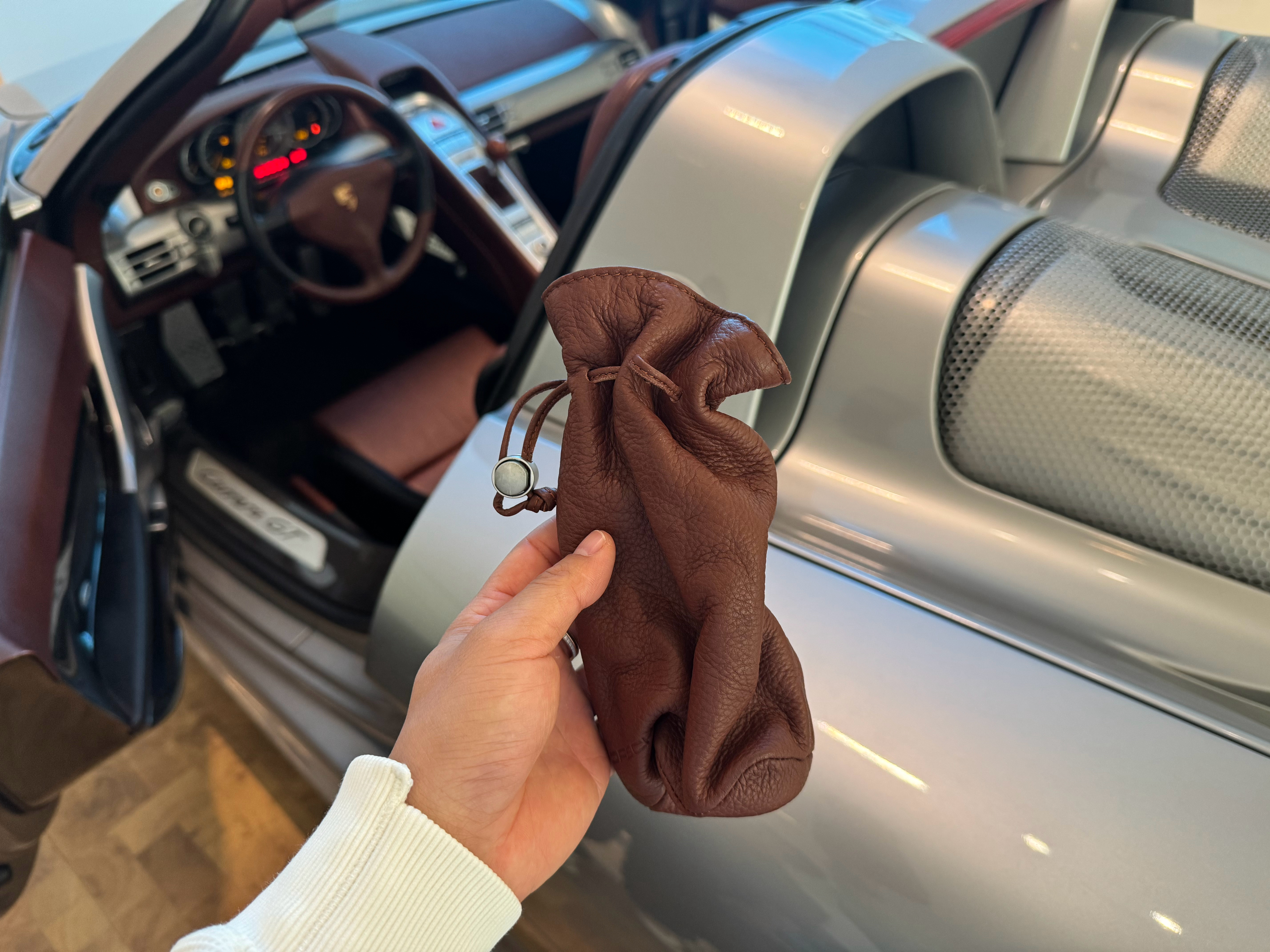 哪位大神能解答下、卡雷拉GT车门皮质小袋是设计做什么的？ 