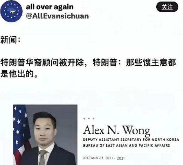 “那些馊主意都是他出的”
特朗普解雇了华裔顾问黄之瀚，将自己之前所做的那些荒唐事