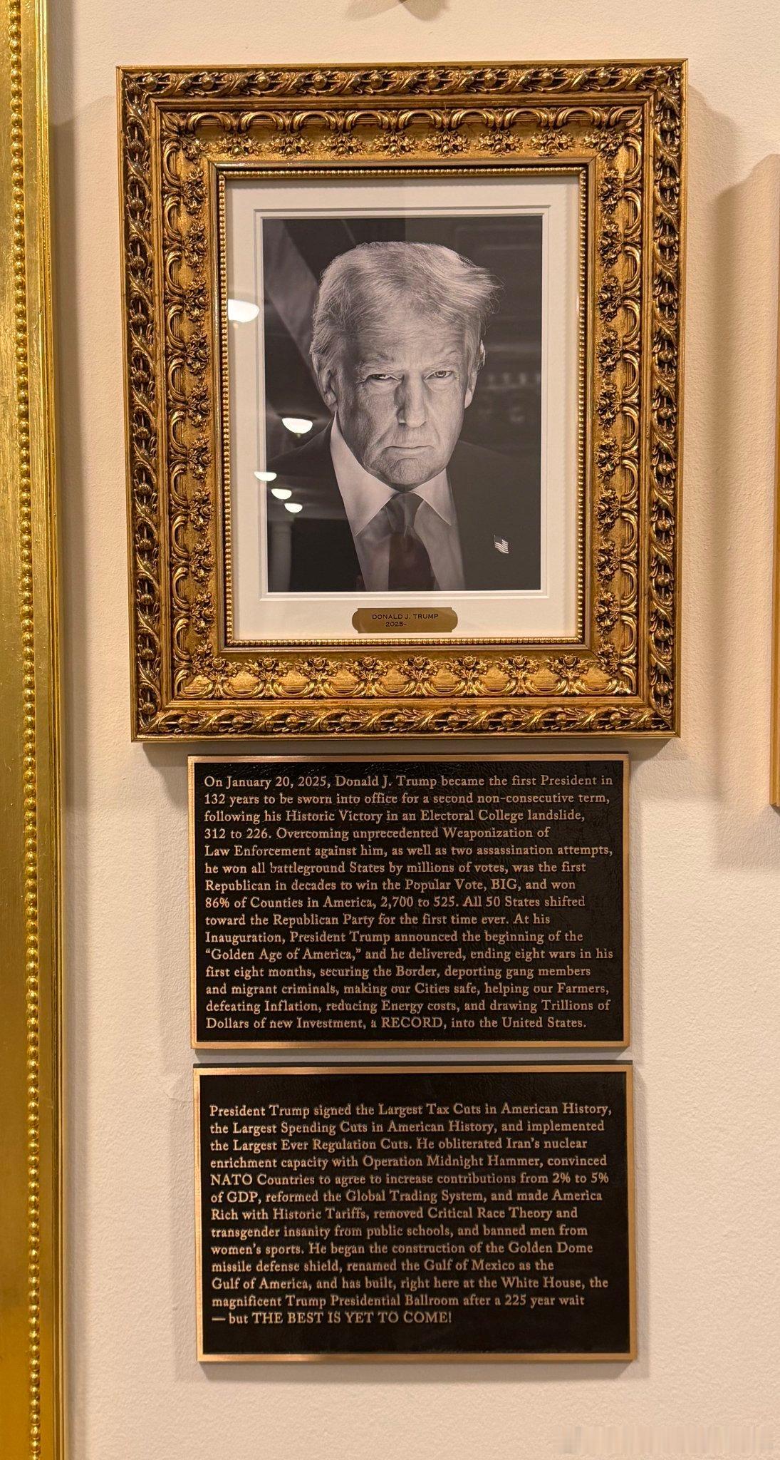 【黄金时代】川普在白宫挂牌，实事求是评价特朗普总统——2025 年 1 月 20