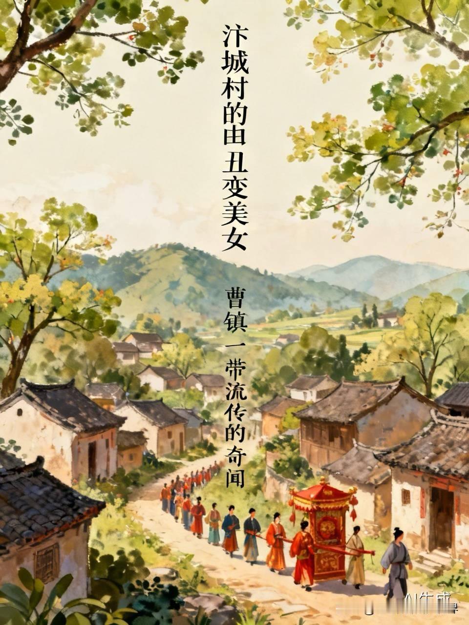 汴城村的由来。迎亲队伍离了丈发寺继续赶路。天越来越热，大家汗流满面，就在一户农家