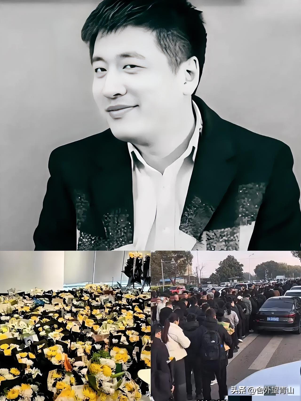 有人在苏州，今天赶了过去。只想默默送别一下这位大儒，可是没到楼里他就愣住了，楼外