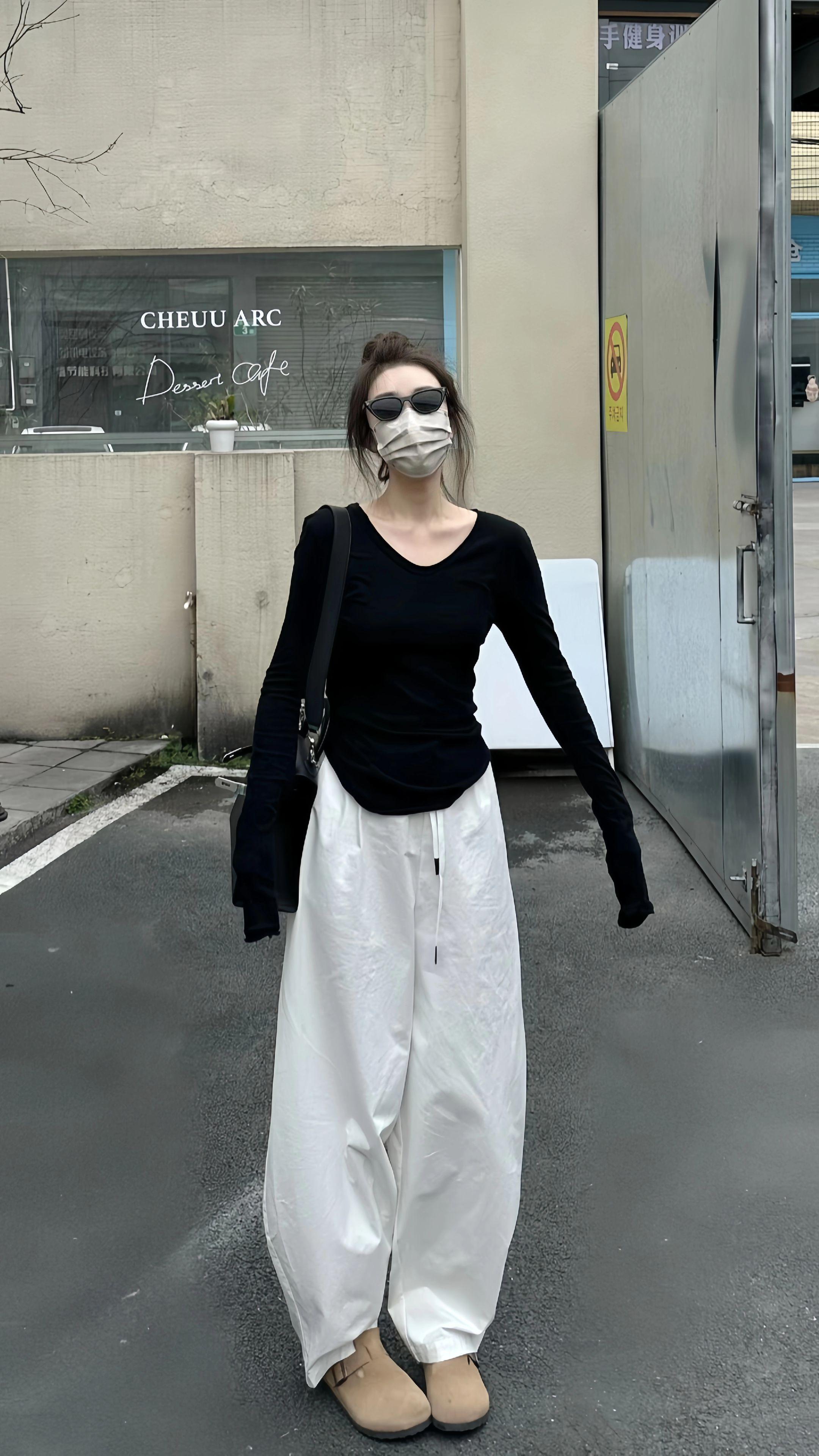 穿搭的尽头是极简风。 秒变大长腿的松弛穿搭松弛感穿搭
