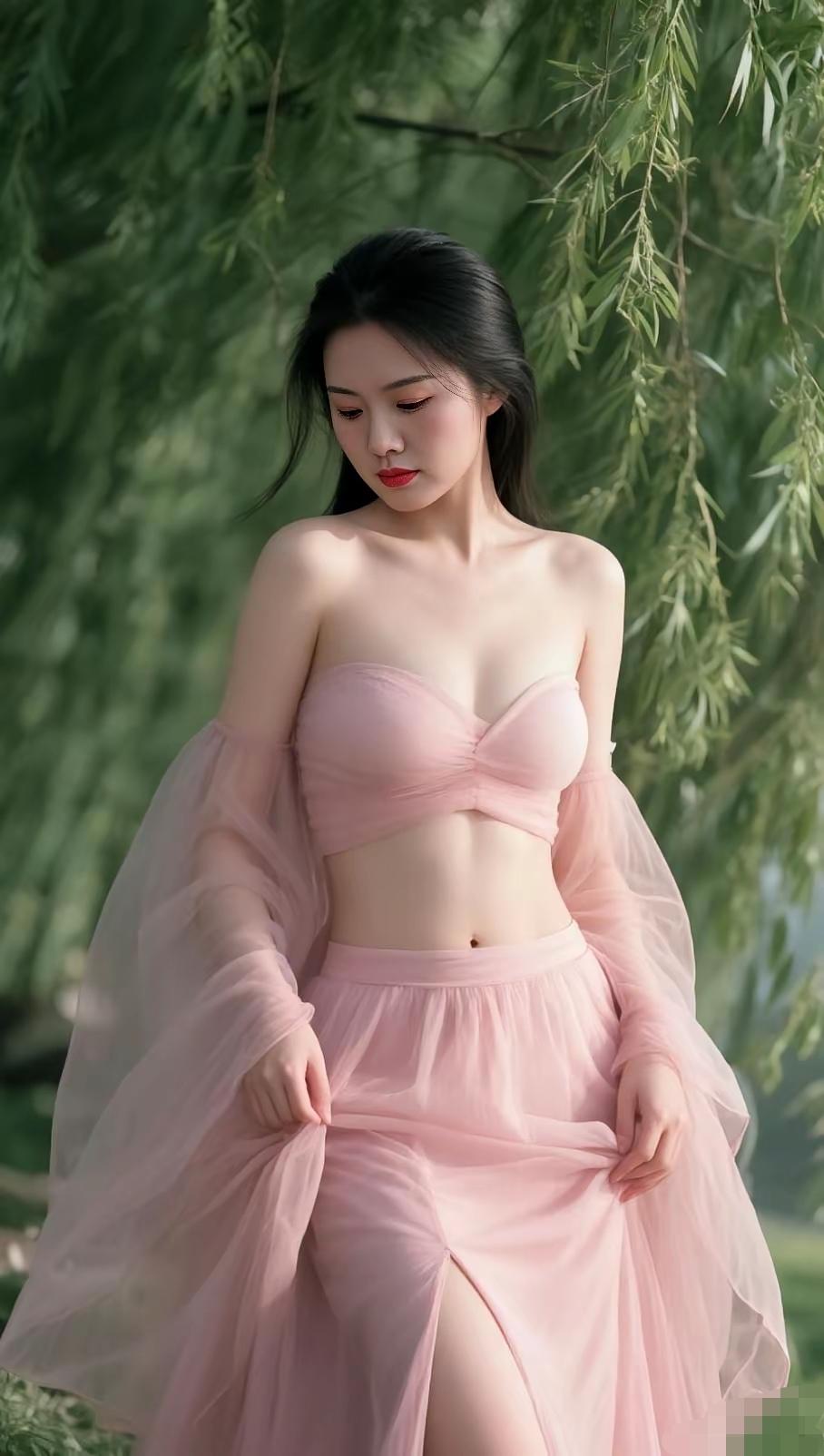 羞涩的美女