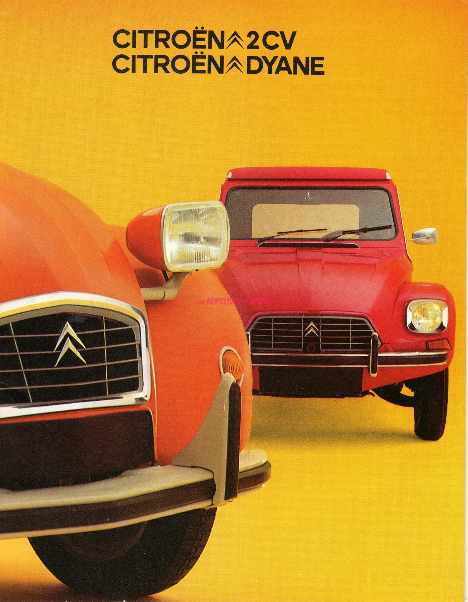 法系经典车。Citroen 2CV & Dyane 1974