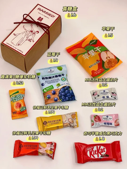 🔥山姆喜糖购买攻略！！6元搞定伴手礼！