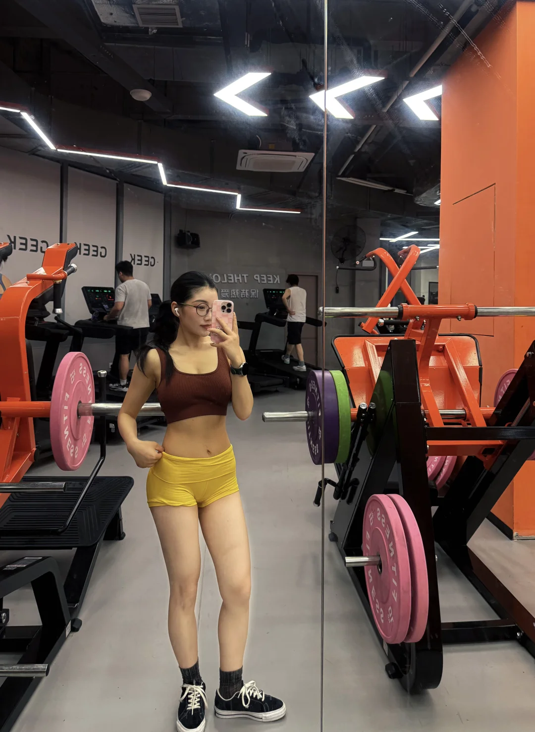想看摸鱼健身 但是会好好拍图的女生