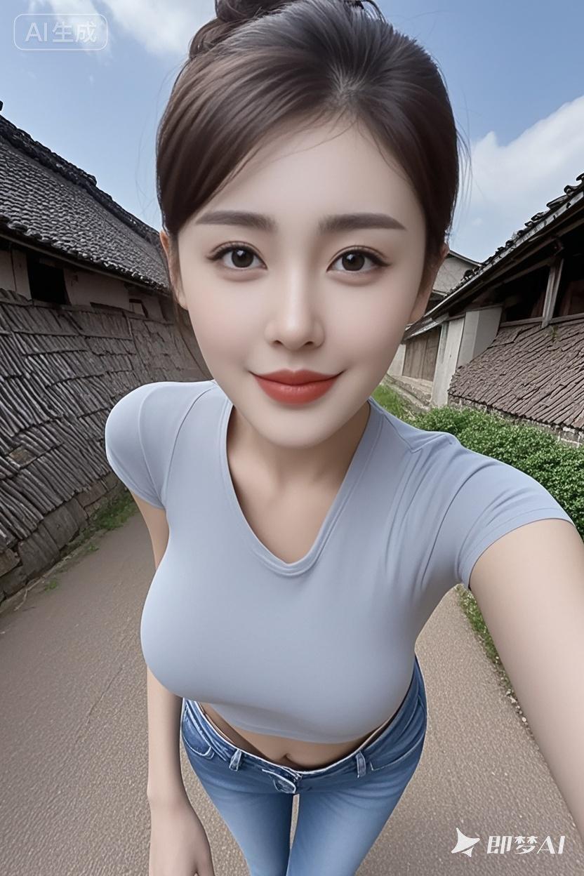 元气满满的一天，从自拍开始！🌞💕