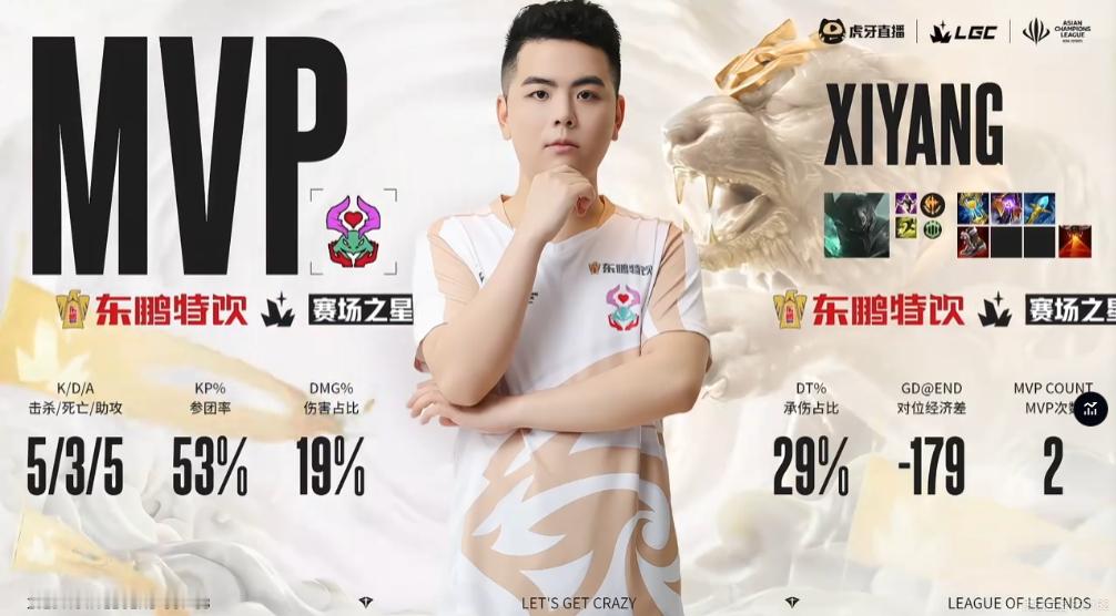 【传奇杯S3 HPA 3-2 BL 】本场比赛MVP给到Xiyang！竞技游戏英